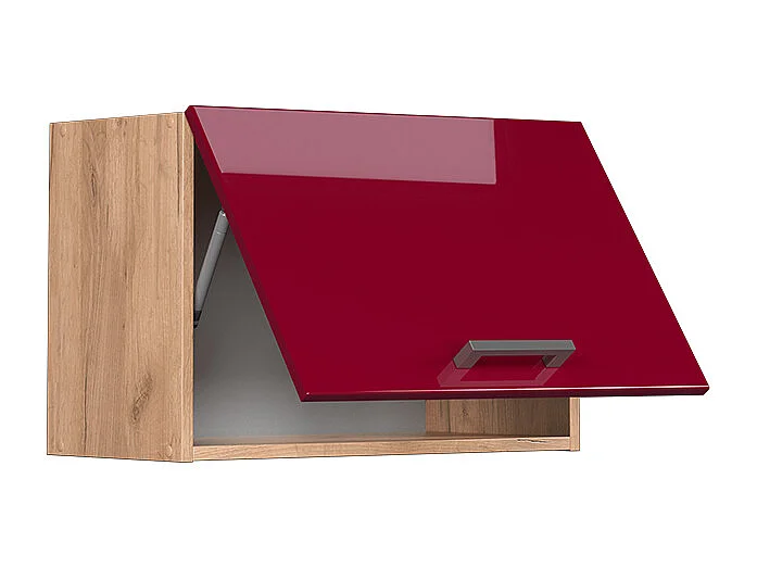 Elément haut de cuisine rouge brillant 60x31x40 r-line