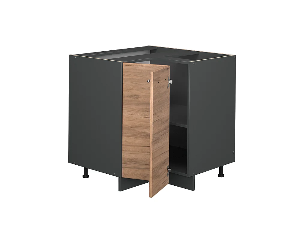 Eckunterschrank goldkraft eiche 80.5x60x82 fame-line