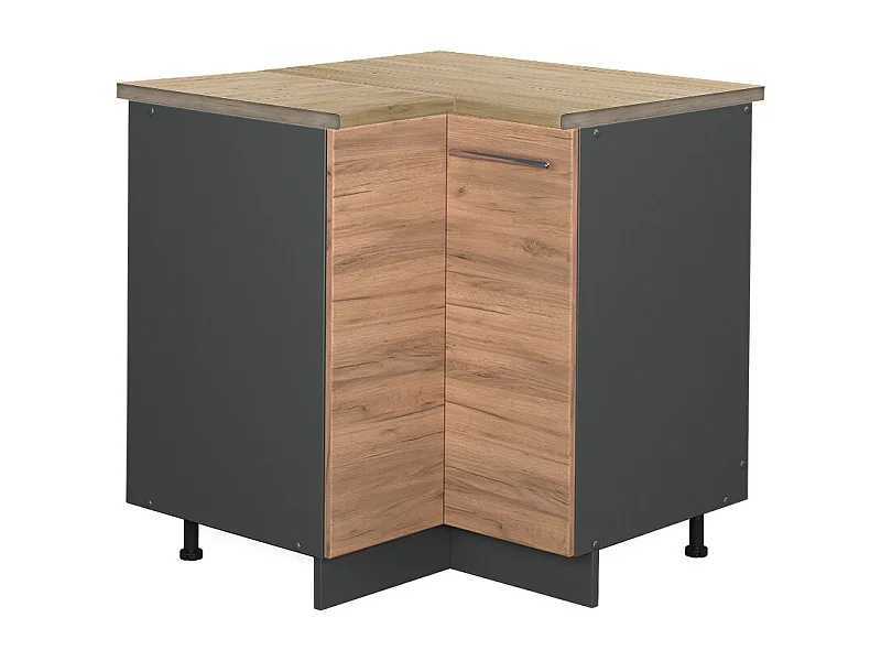 Meuble dangle chêne de force doré 80.5x60x82 fame-line