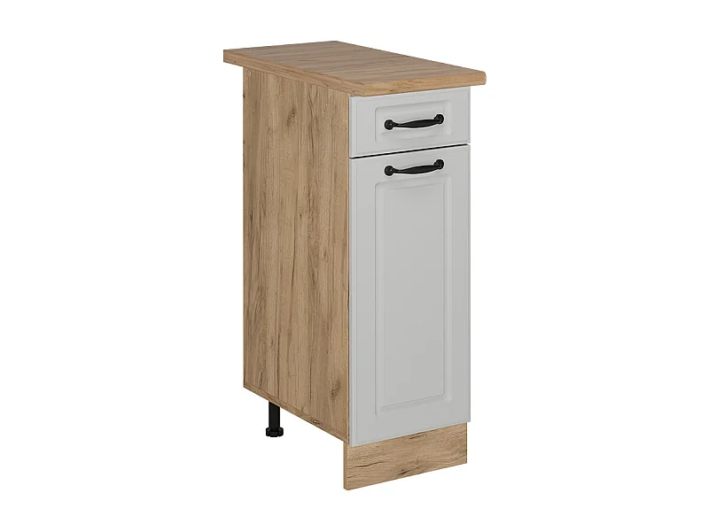 Meuble cuisine blanc campagne 30x60x81.6 r-line