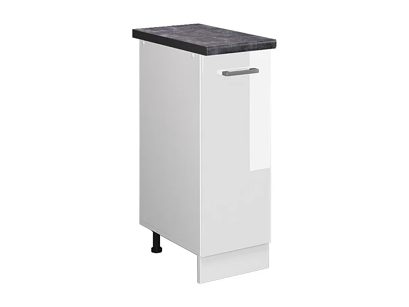 Apothekerschrank weiß hochglanz 30x60x81.6 r-line