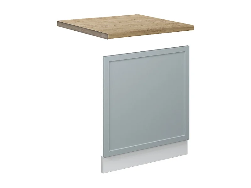 Panel frontal azul claro-gris 60x1.6x67.4 fame-line