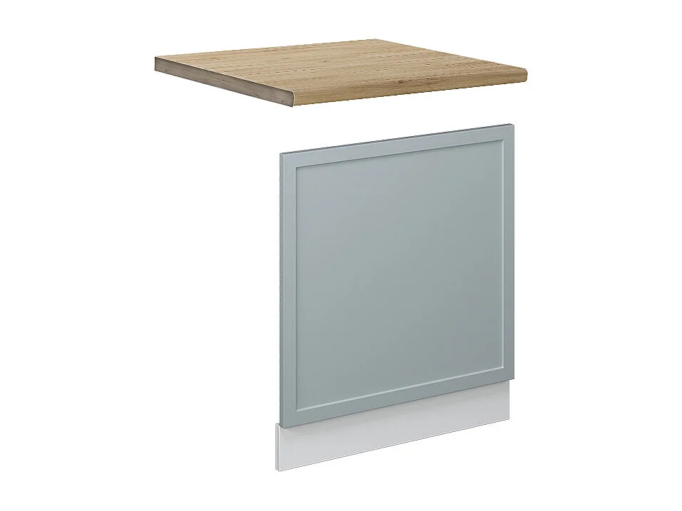 Panel frontal azul claro-gris 60x1.6x67.4 fame-line