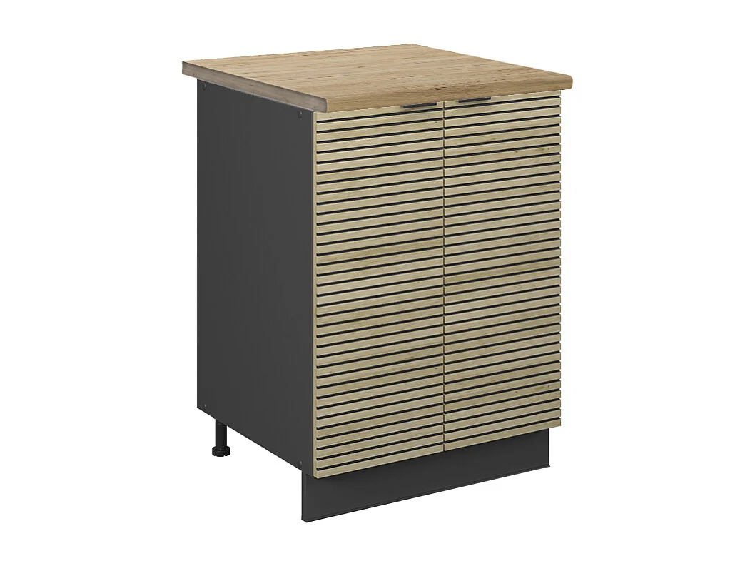 Keukenonderkast eiken paneel 60x60x82 fame-line