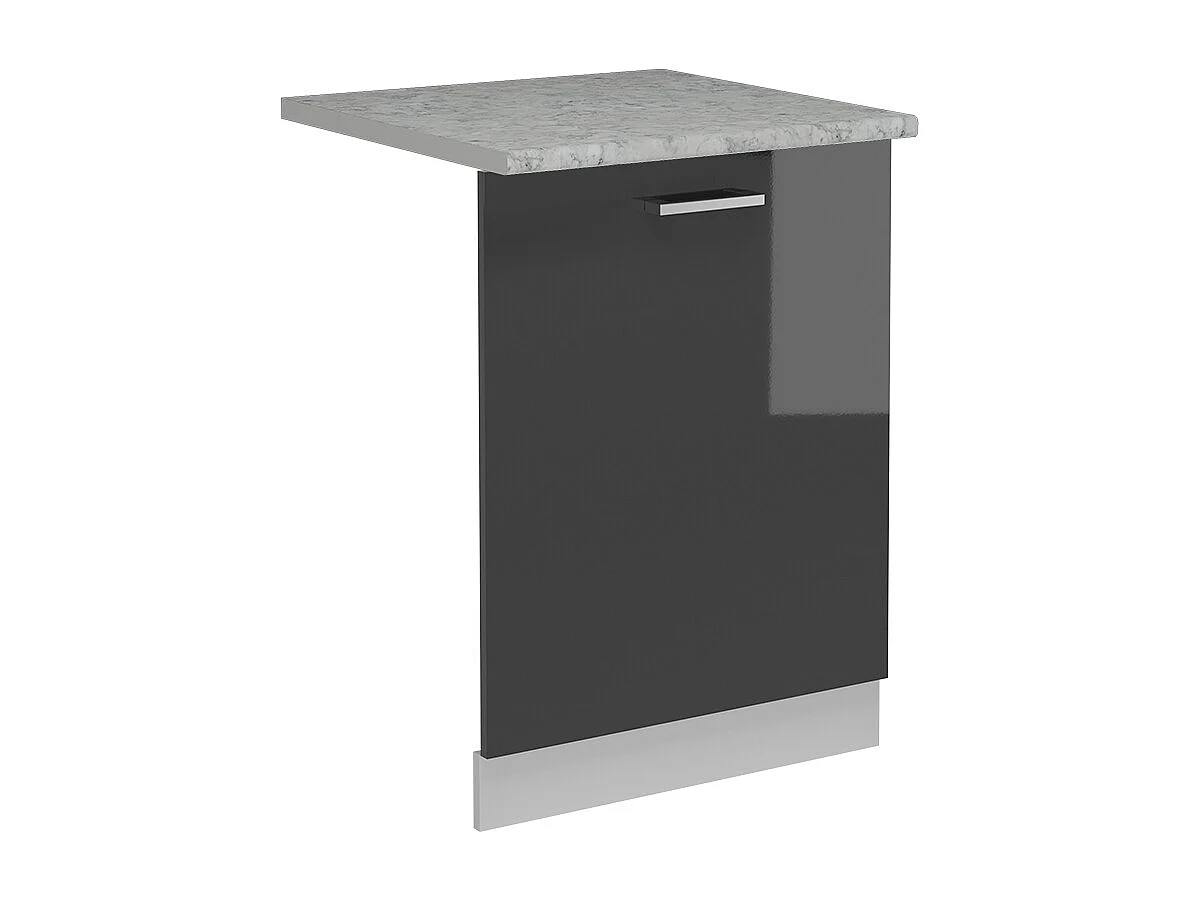 Geschirrspülblende antracite alto brilho 60x1.6x81.8 r-line