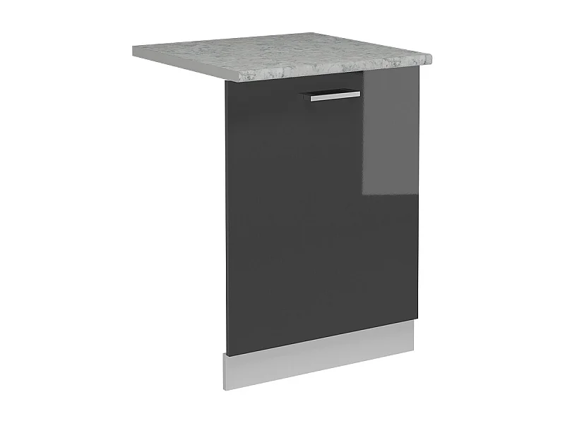 Geschirrspülblende antracite alto brilho 60x1.6x81.8 r-line