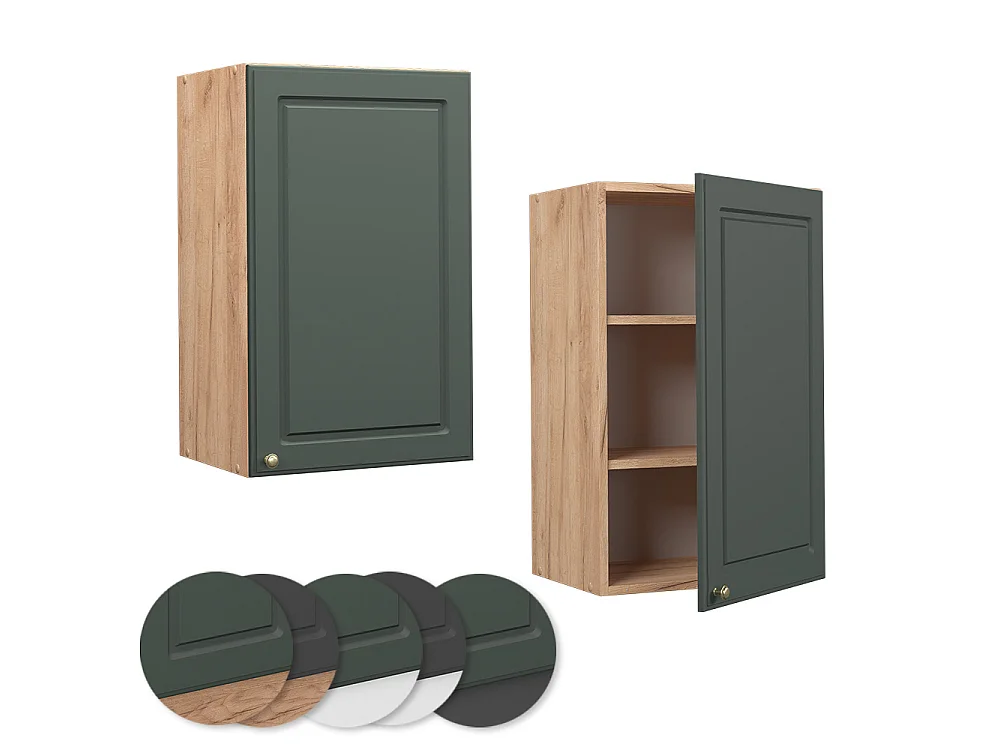 Pensile da cucina Verde-oro rustico 45x34.1x72 fame-line