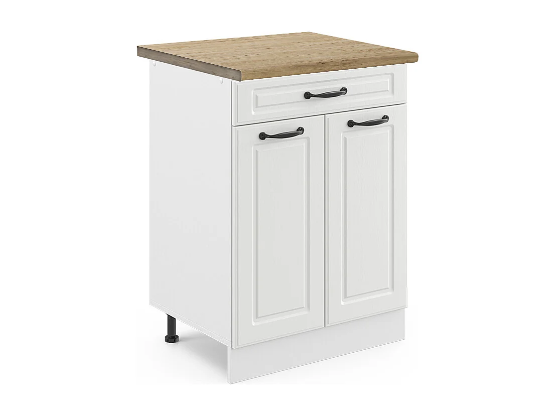 Meuble cuisine blanc campagne 60x60x81.6 r-line