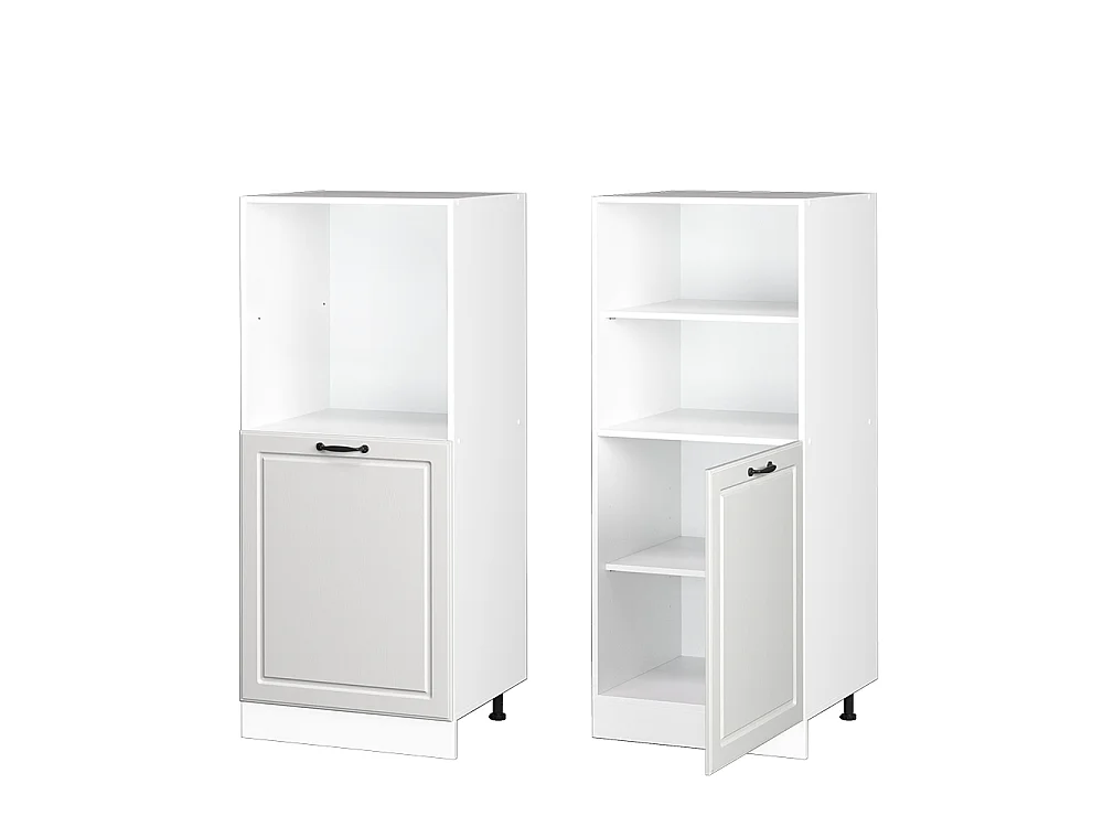 Oven housing cabinet white country house 60x57x143 r-line