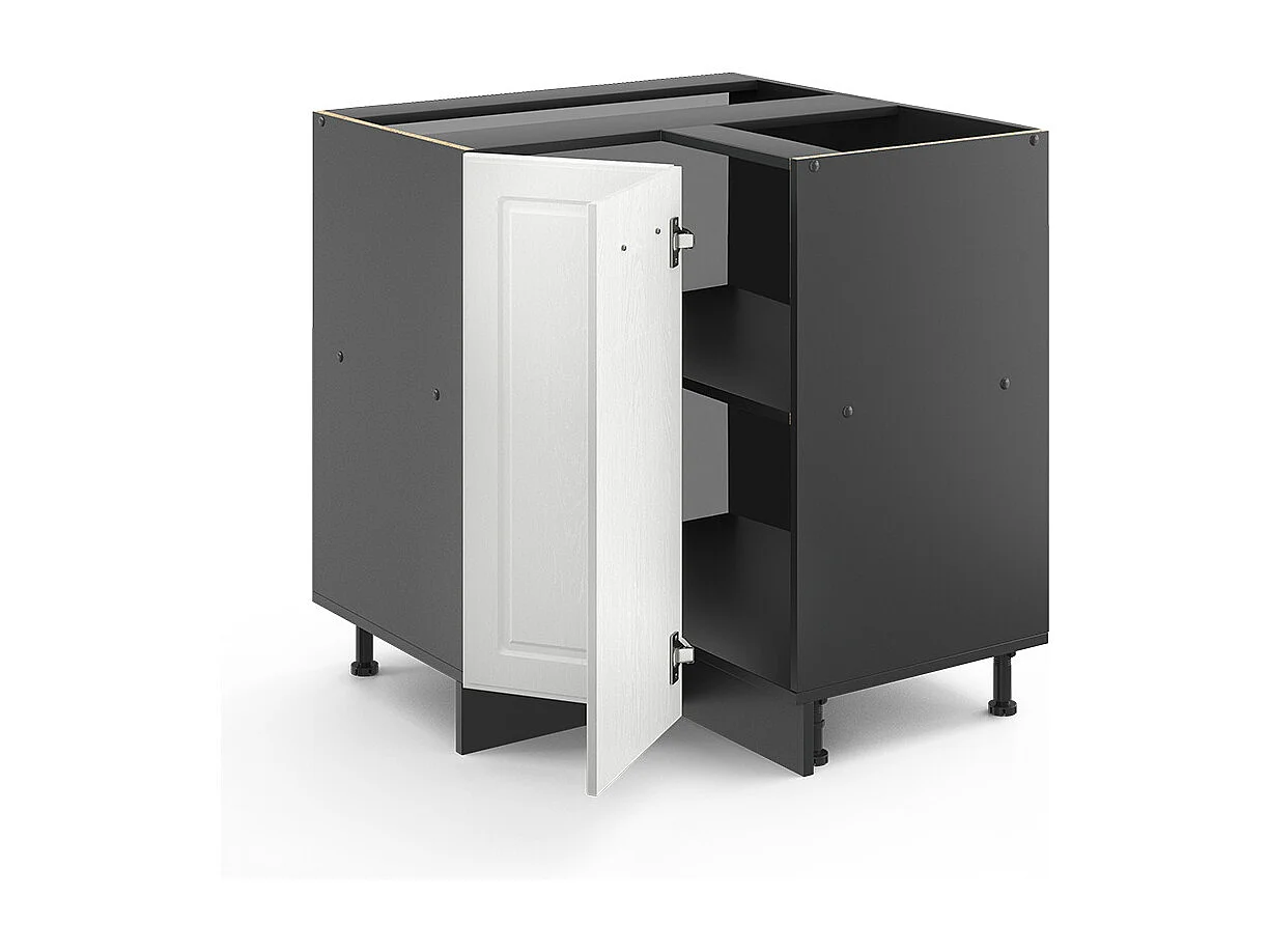 Mobile ad angolo cucina bianco casa di campagna 75.6x60x81.6 r-line