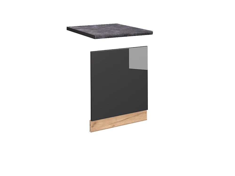 Front panel anthracite high gloss 60x1.6x67.4 fame-line