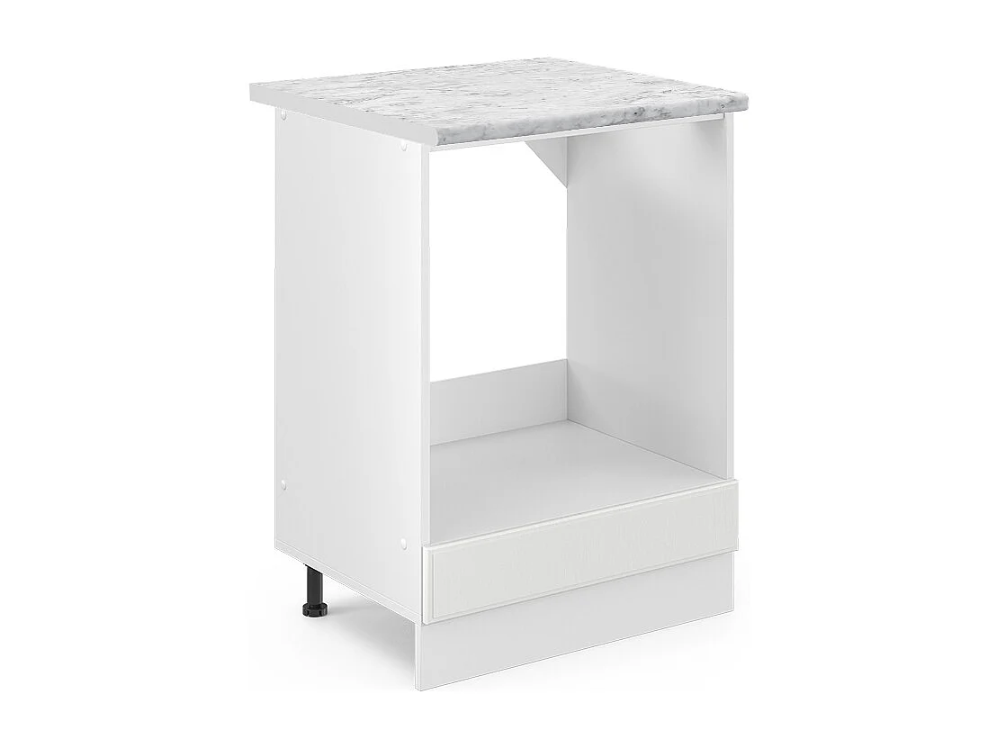 Mobile per forno da incasso bianco casa di campagna 60x60x81.6 r-line