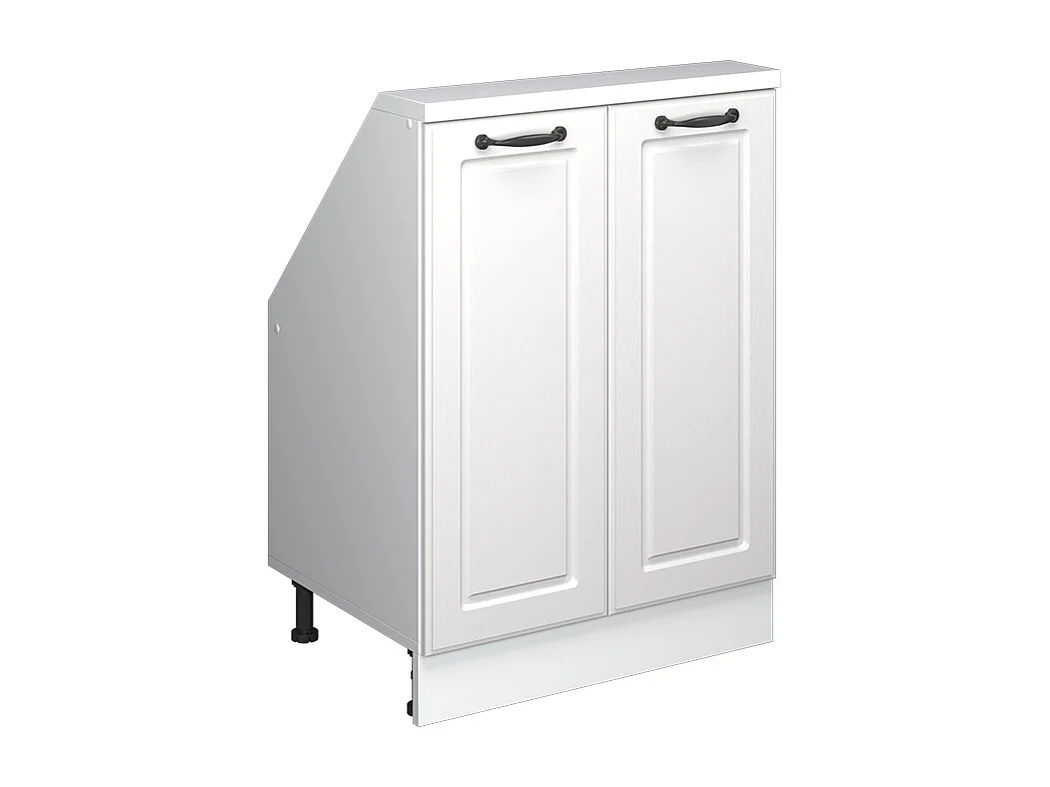 Mobile cucina sottotetto bianco casa di campagna 60x46x81.6 r-line