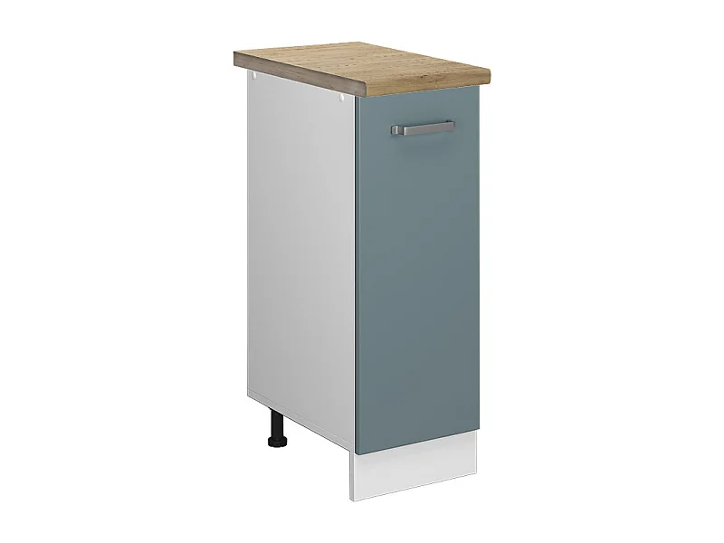 Armadio cucina dispensa alto grigio-blu 30x60x81.6 r-line