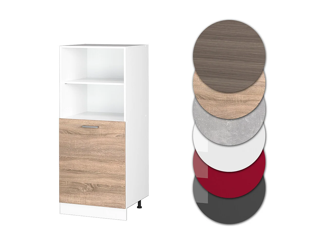 Meuble pour four sonoma 60x57x143 r-line