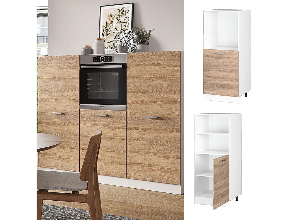 Meuble pour four sonoma 60x57x143 r-line