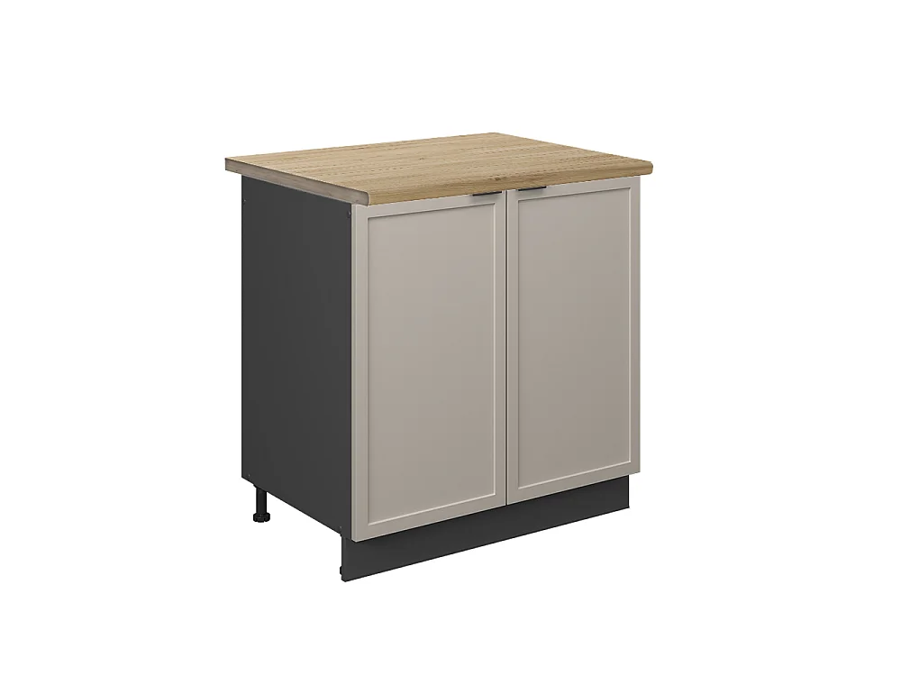 Meuble bas sous-évier grisbeige 80x60x82 fame-line