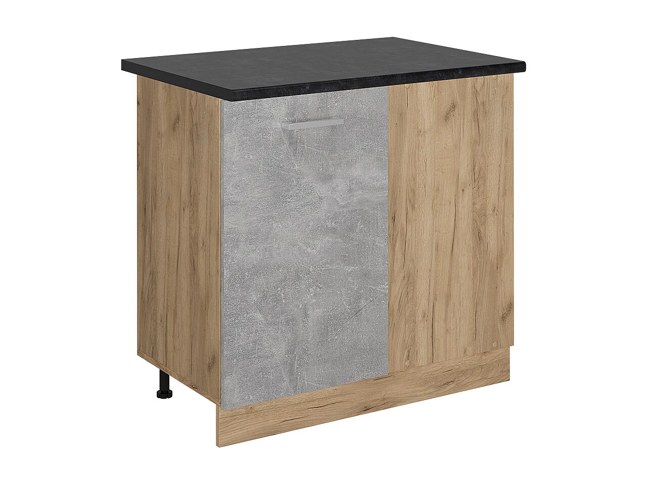 Mobile ad angolo cucina calcestruzzo 86x60x81.6 r-line