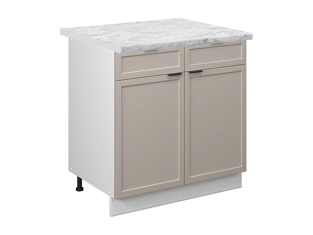 Meuble cuisine grisbeige 80x60x82 fame-line