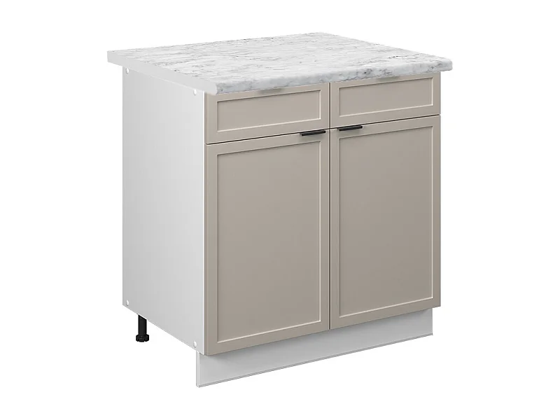 Küchenunterschrank graubeige 80x60x82 fame-line