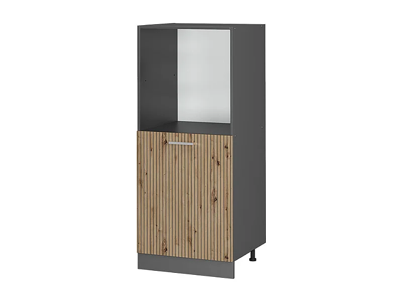 Meuble pour four chêne artisan 60x57x143 r-line