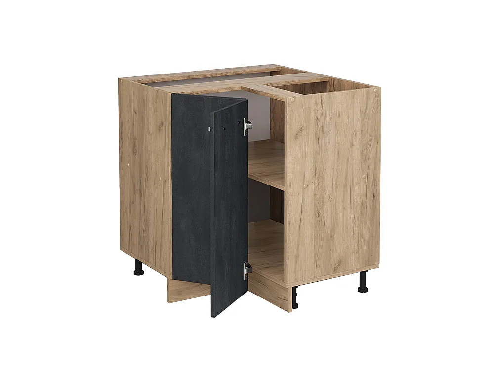 Meuble dangle béton noir 75.6x46x81.6 r-line