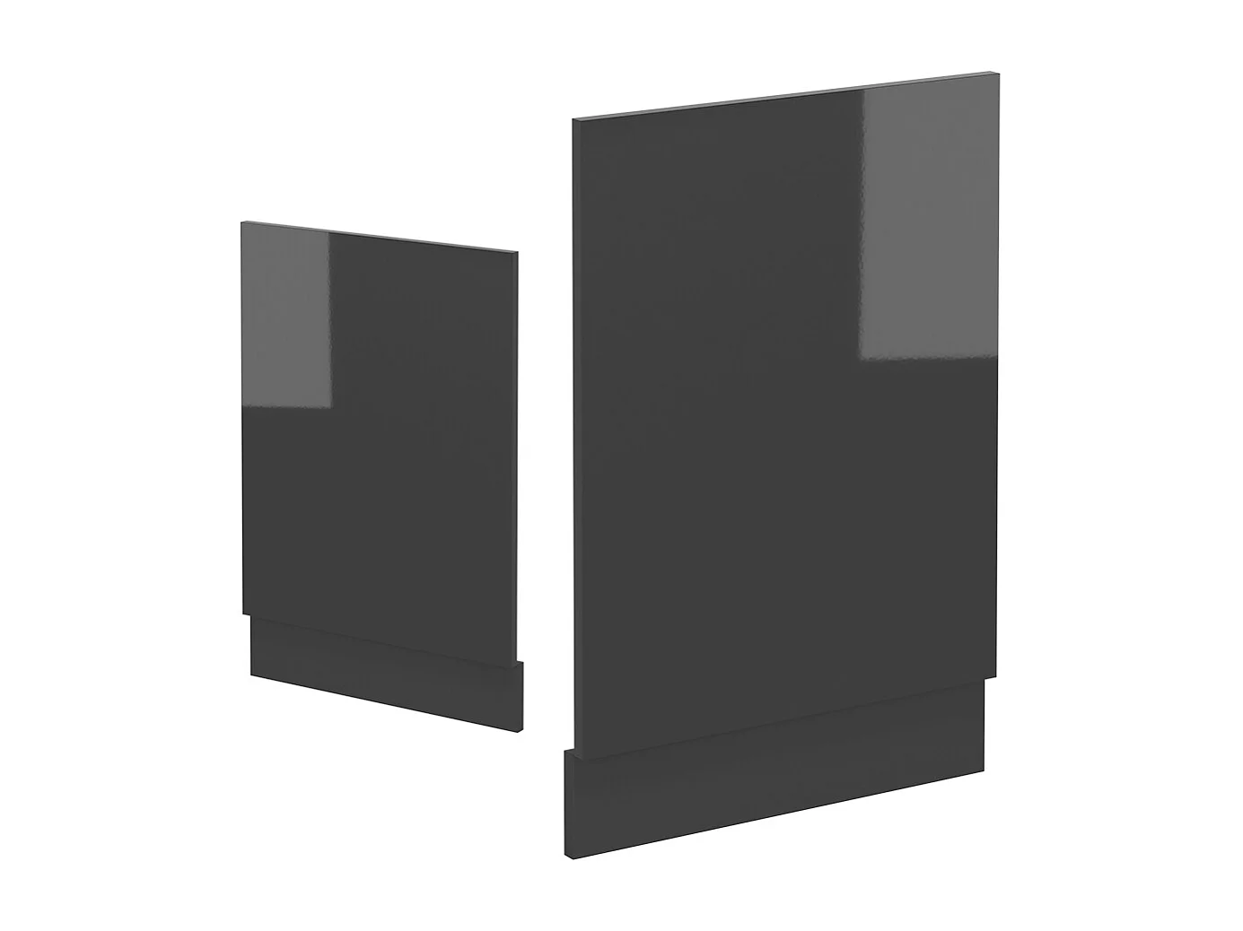 Façade anthracite haute brillance 45x1.6x57.2 r-line