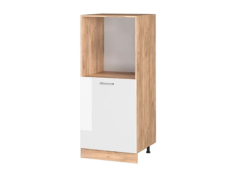 Meuble pour four blanc haute brillance 60x57x143 r-line