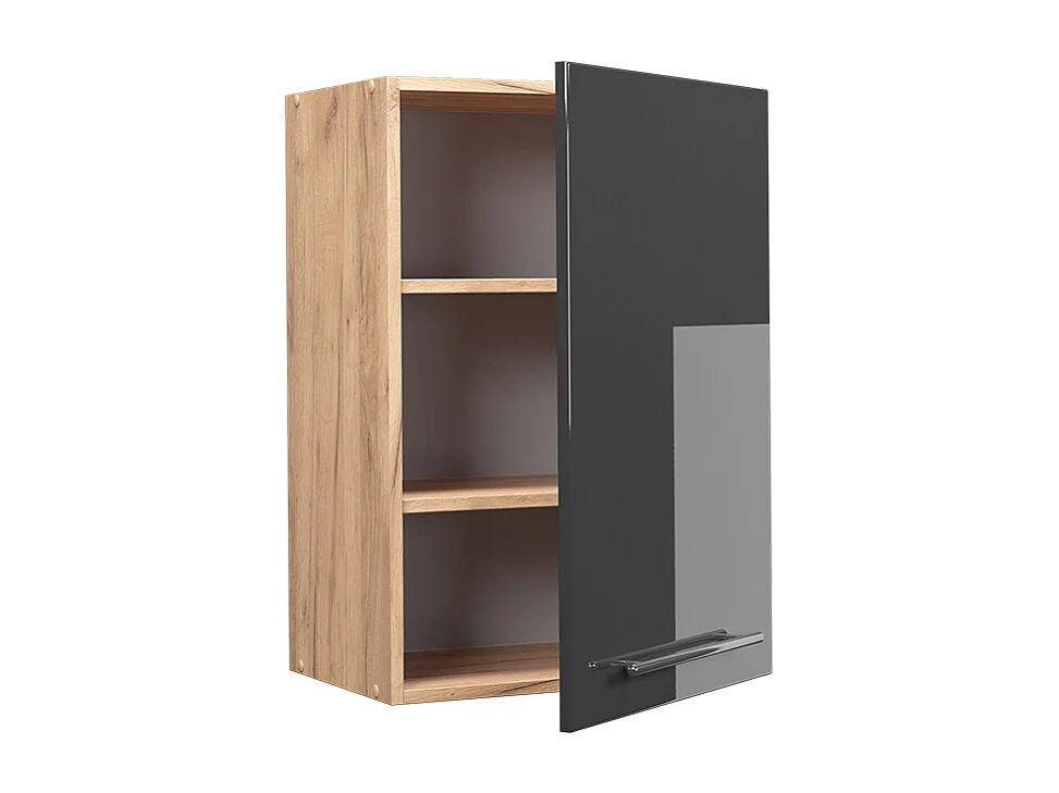 Pensile da cucina antracite lucido 50x34.1x72 fame-line