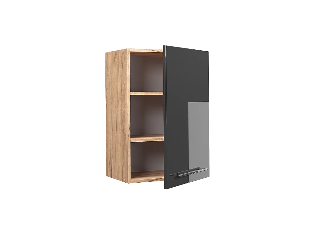 Wall cabinet anthracite high gloss 50x34.1x72 fame-line