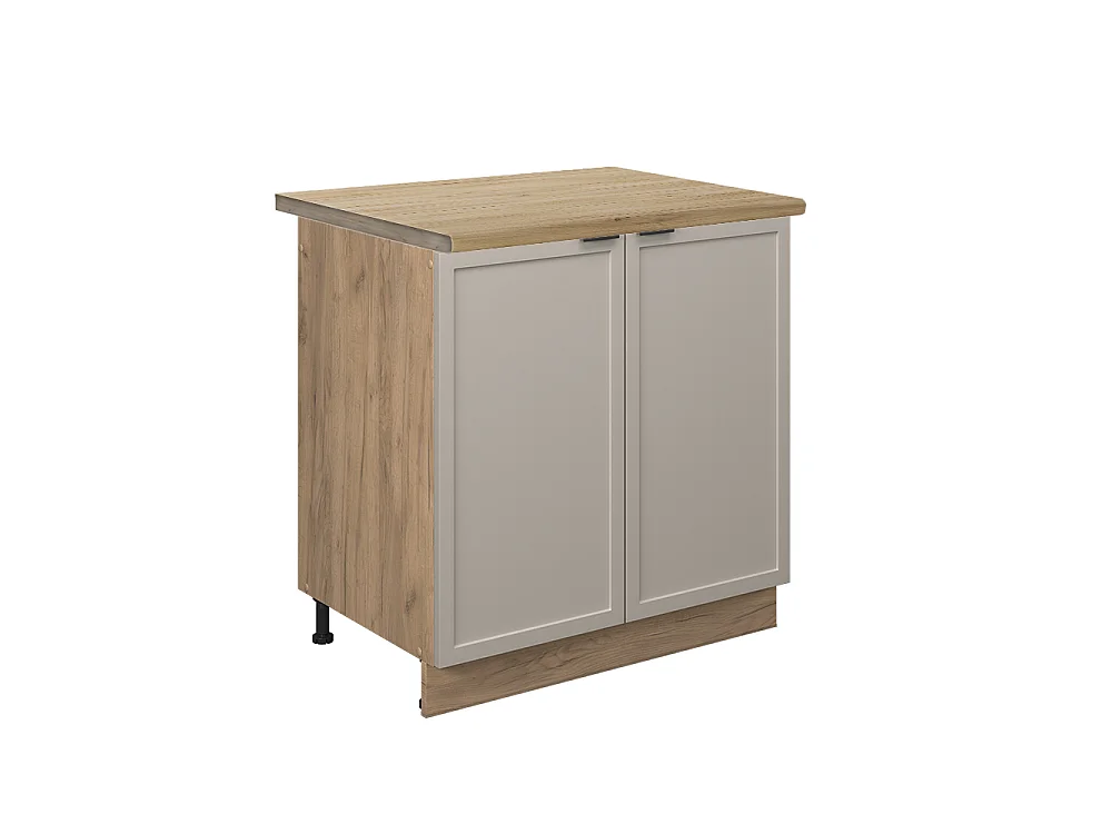 Meuble bas sous-évier grisbeige 80x60x82 fame-line