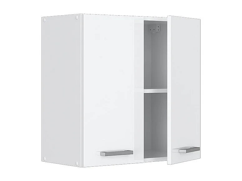 Elément haut de cuisine blanc haute brillance 60x31x60 r-line