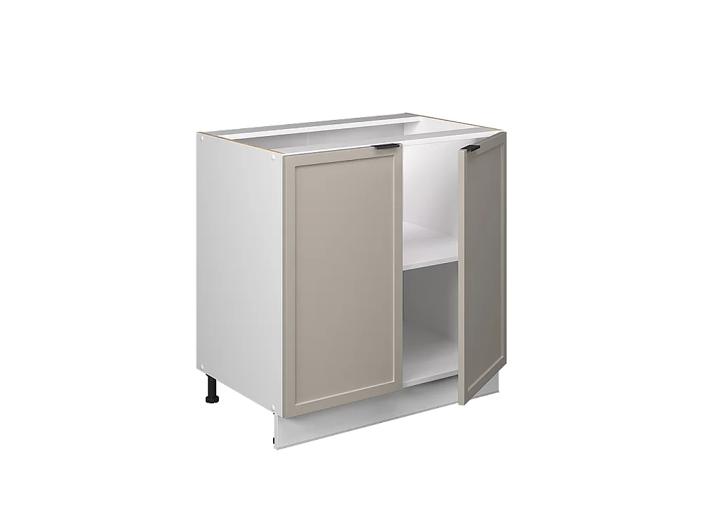 Køkkenskab gråbeige/hvid 80x51.6x82 fame-line