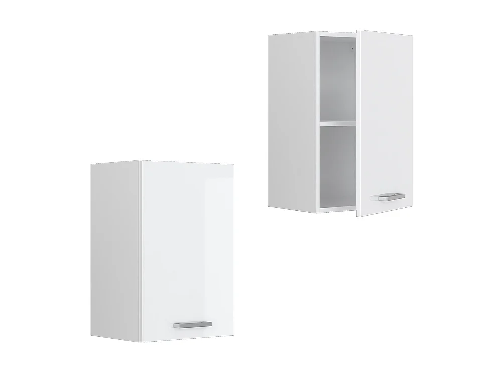 Wall cabinet white high gloss 40x31x60 r-line