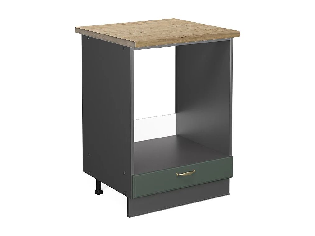 Meuble pour four vert or campagne 60x60x82 fame-line