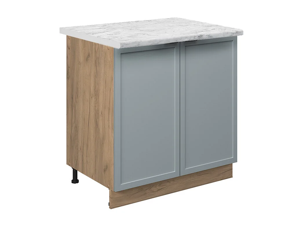 Szafki kuchenne jasnoniebiesko-szary 80x60x82 fame-line