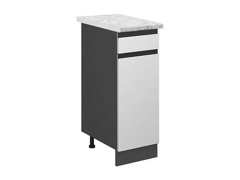 Meuble cuisine blanc 30x60x81.6 r-line