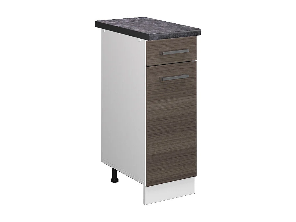 Armário baixo de cozinha cinza nobre 30x60x81.6 r-line