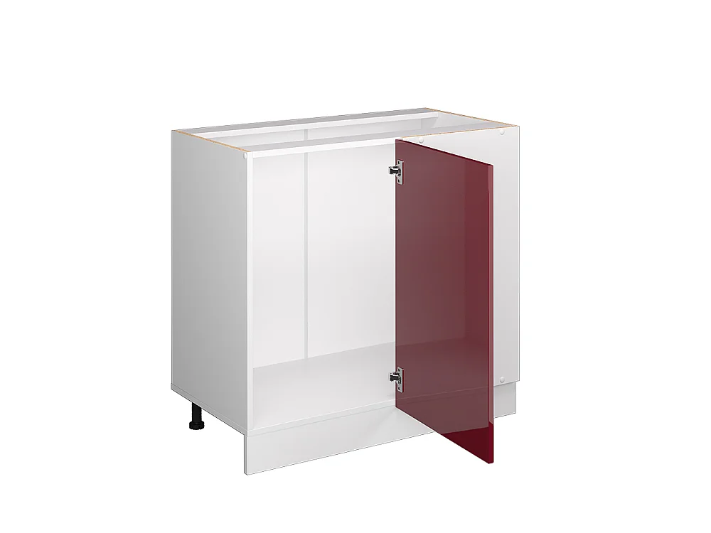 Meuble dangle rouge brillant 86x60x81.6 r-line