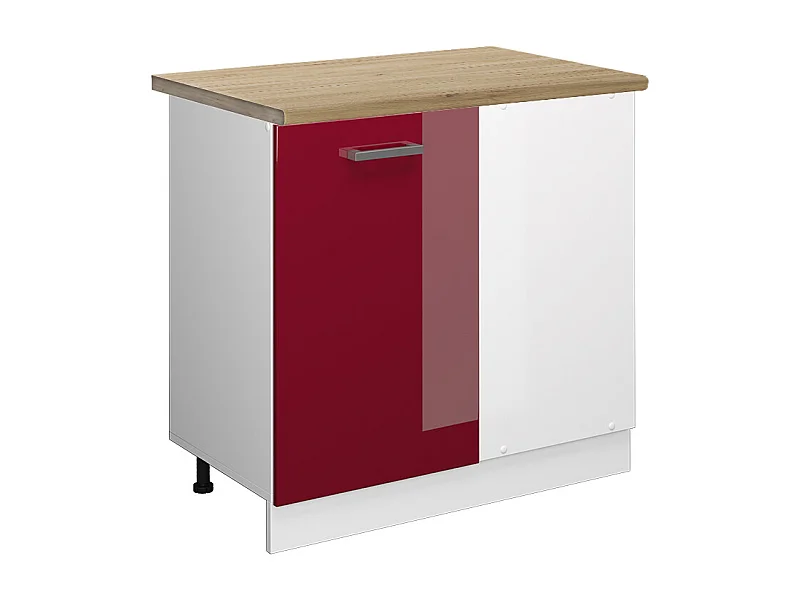 Meuble dangle rouge brillant 86x60x81.6 r-line