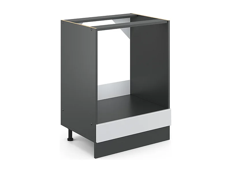 Meuble pour four blanc campagne 60x60x81.6 r-line