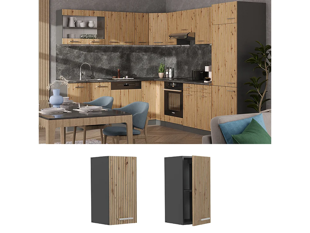 Armario colgante roble artesanal 30x31x60 r-line