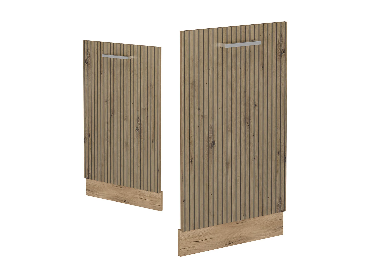 Façade de lave-vaisselle chêne artisan 45x1.6x81.8 r-line