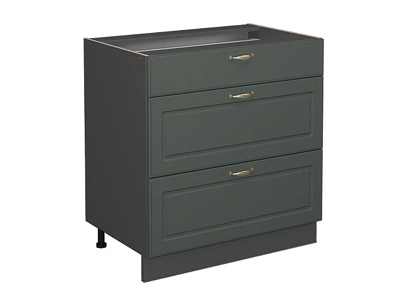 Meuble cuisine vert or campagne 80x51.6x82 fame-line