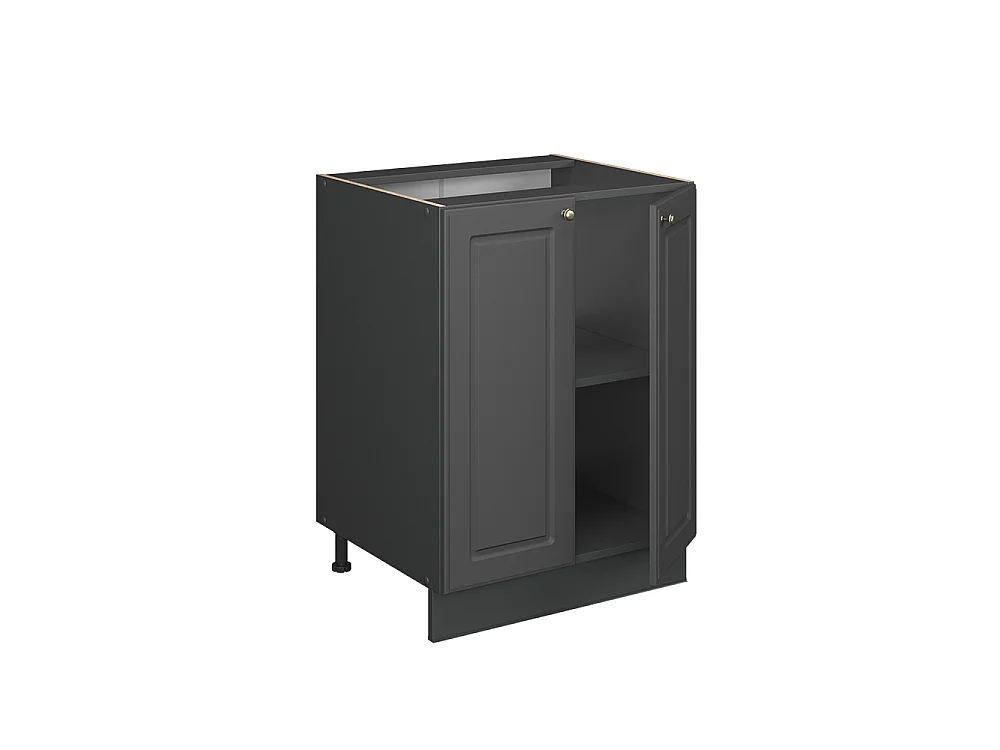 Mobiletto base cucina Antracite-oro rustico 60x60x82 fame-line