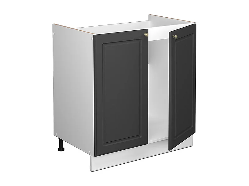 Armario bajo para fregadero antracita-oro 80x60x82 fame-line