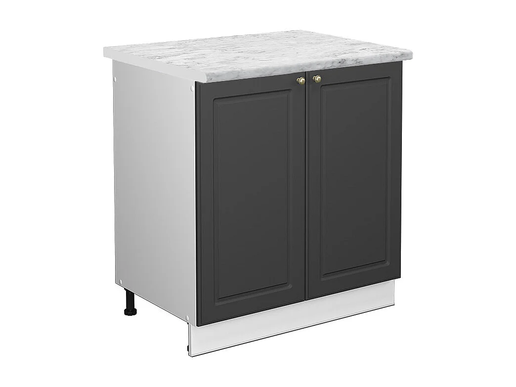 Mobile lavello cucina antracite-oro 80x60x82 fame-line