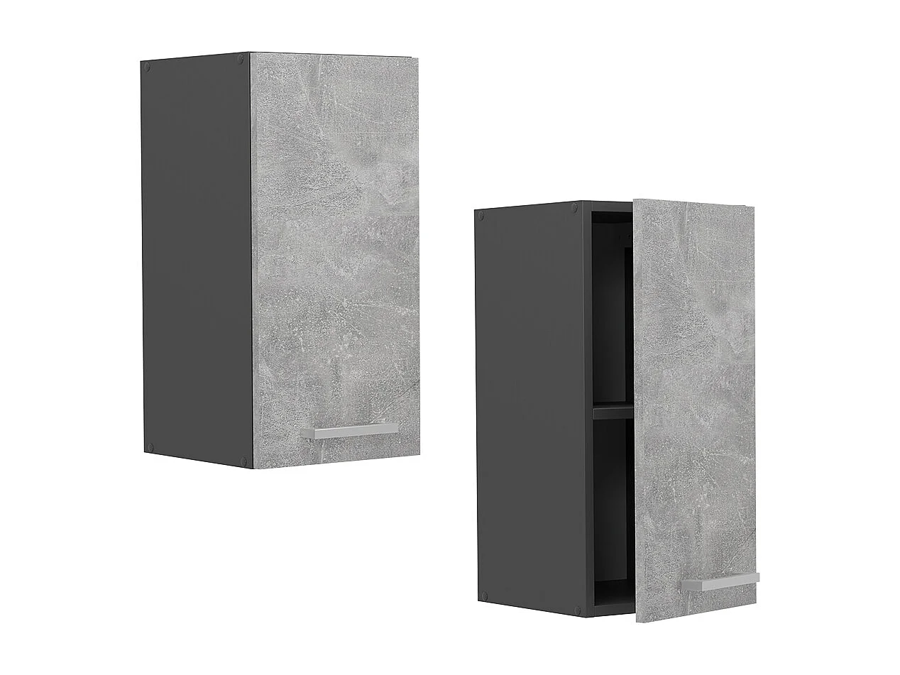 Elément haut de cuisine béton 30x31x60 r-line