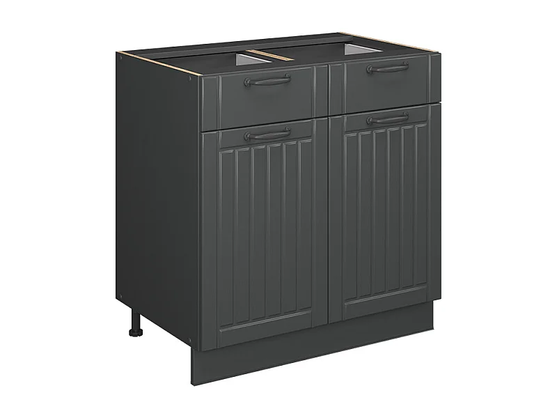 Mueble bajo de cocina gris oscuro 80x60x82 fame-line