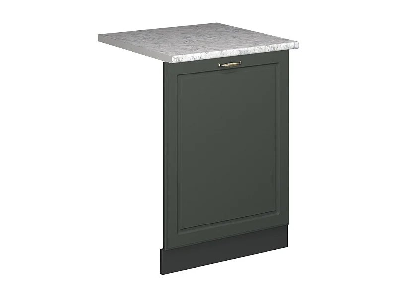 Panel frontal del lavavajillas verde dorado casa de campo 60x1.6x81.8 fame-line